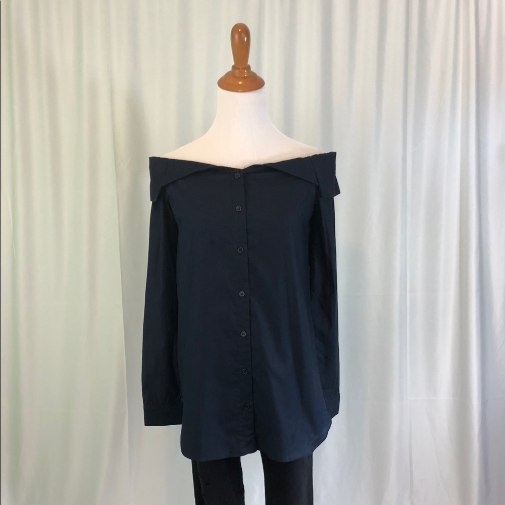 Cold shoulder Dress Shirt